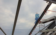 Etfe cushions, work in Dunkerque