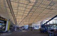 membrane roof in Olympic stadium Munich